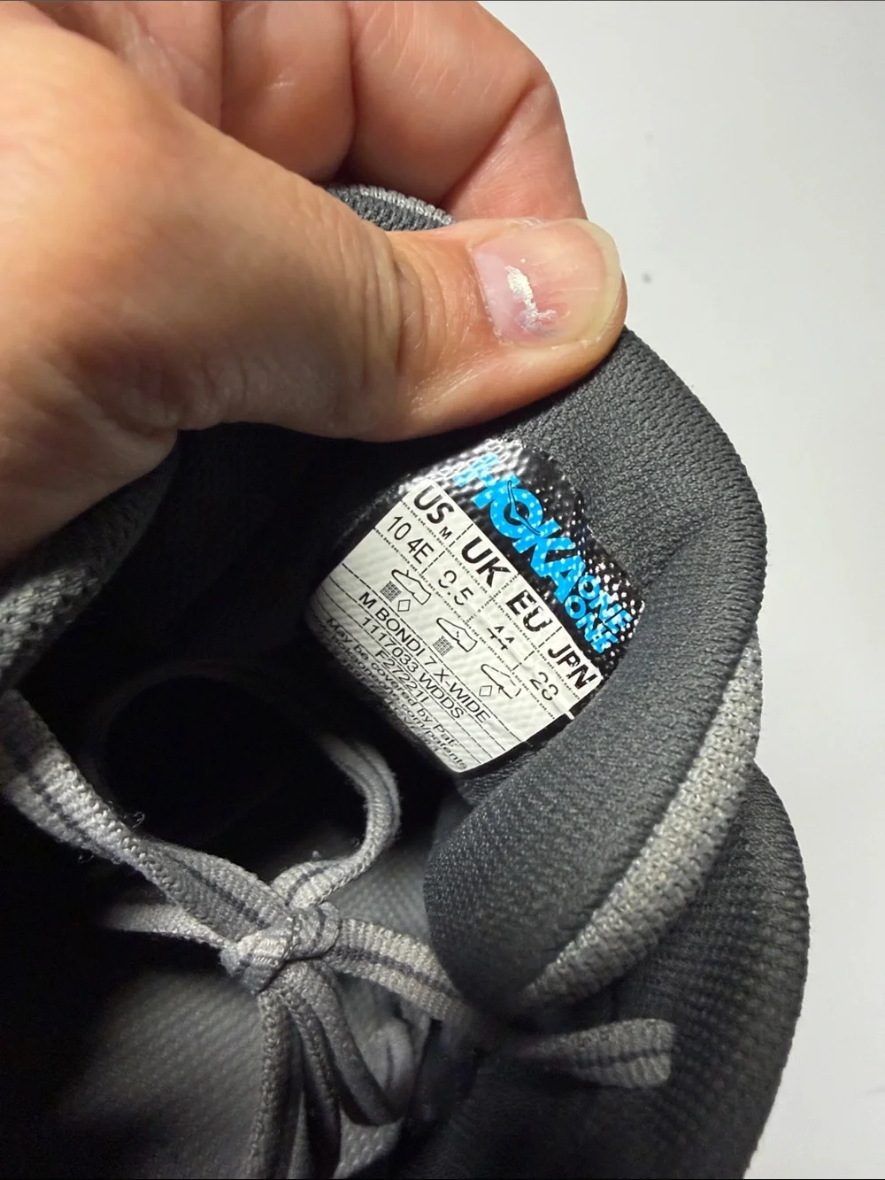 Hoka One One Bondi 7 x-wide Men's sneaker shoes 